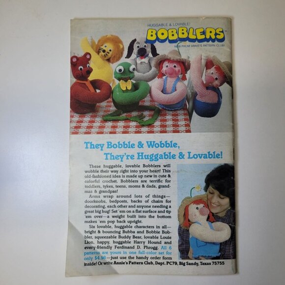 Annies Pattern Club No 22 Needle Craft Newsletter Booklet Hooked Pillow 1983 - Picture 8 of 9
